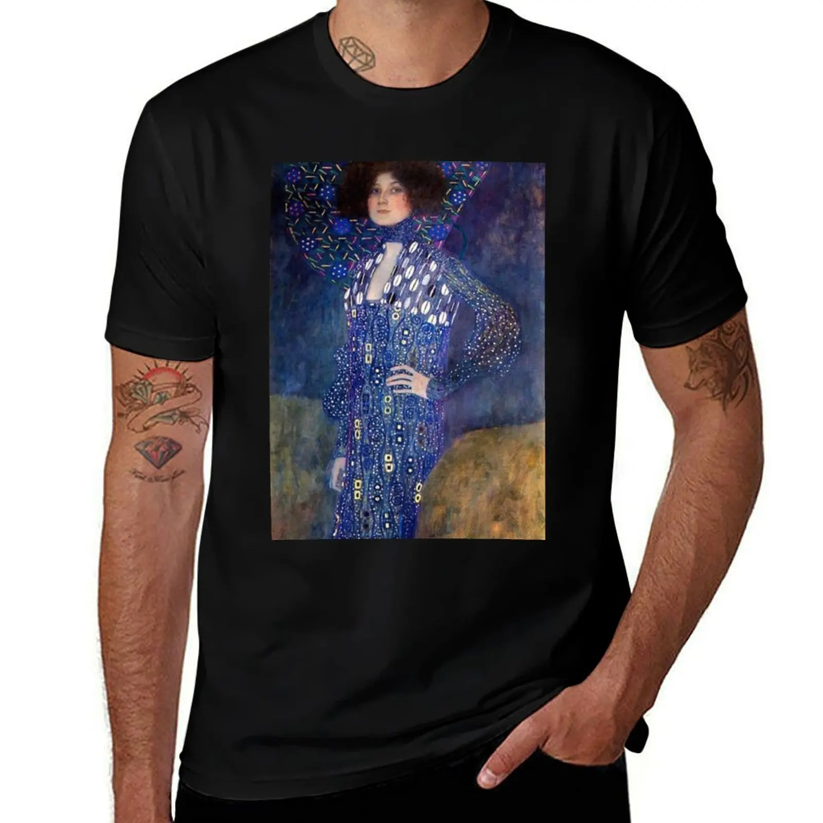 Portrait of Emilie Louise Floge by Gustav Klimt T-Shirt shirts graphic tees boys whites tshirts for men