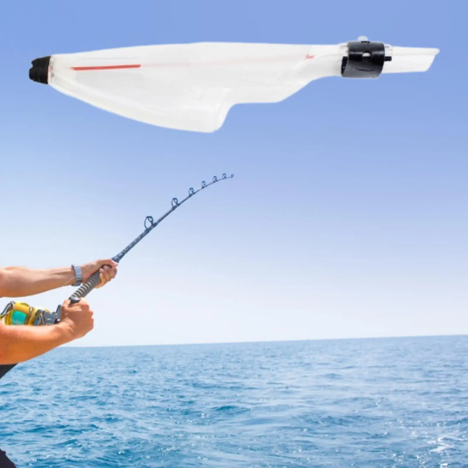 Protection de pointe de canne à pêche, 2 pièces, accessoires de pêche solides, facile à utiliser, boucle à fixation rapide, couvre-tête de canne rétractable Portable