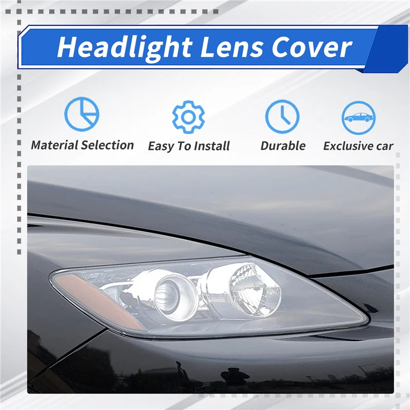 

A82E-1Pair Left+Right For Mazda CX-7 CX 7 2007-2014 Car Headlight Lens Cover Head Light Lampshade Front Light Shell Cover