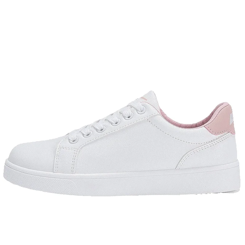 White Skateboarding Shoes For Women Versatile Fashion Trainers_voghion.com
