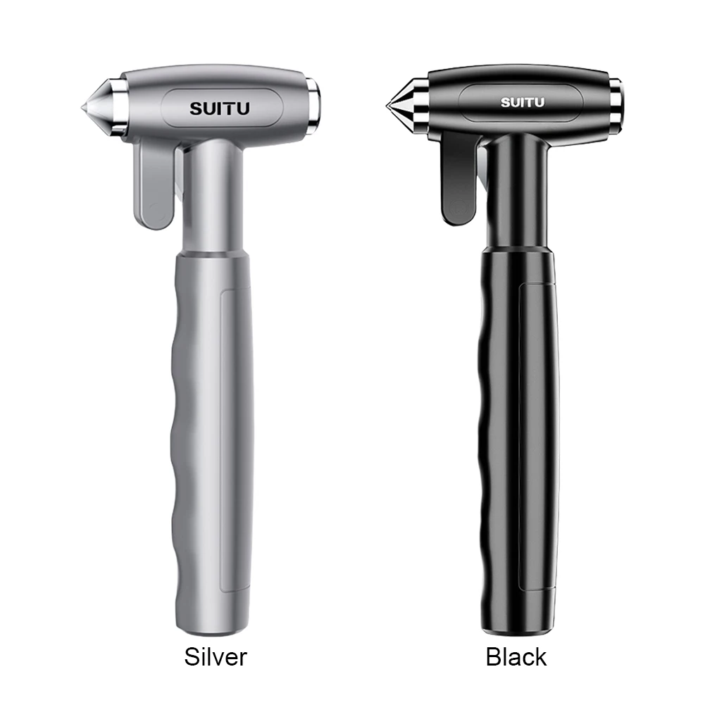 Car Window Breaker Seatbelt Cutter Emergency Hammer Car Glass Breaker Car Emergency 2-in-1 Escape Tool - Image 2