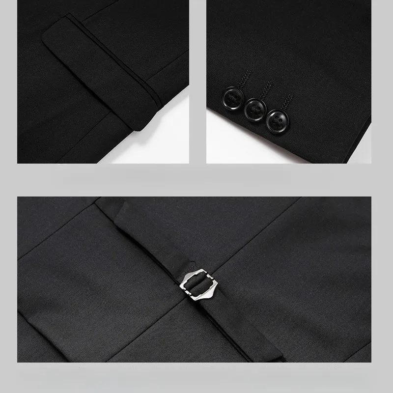 春夏新作 メンズ シングル アウター 学生 仕事 ベストマン ユニフォーム 作業服 メンズ ファッションスーツ