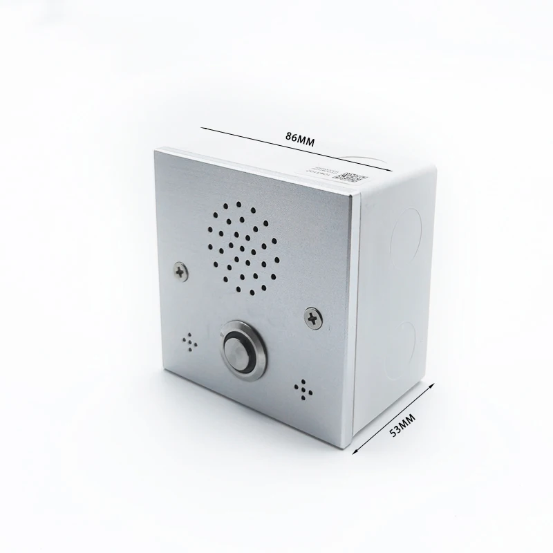 في الهواء الطلق SIP الاتصال الداخلي فيديو IP محطة الاتصال الهاتفي الاتصال التلقائي SOS الطوارئ الهاتف البث نظام الاتصال الداخلي #6