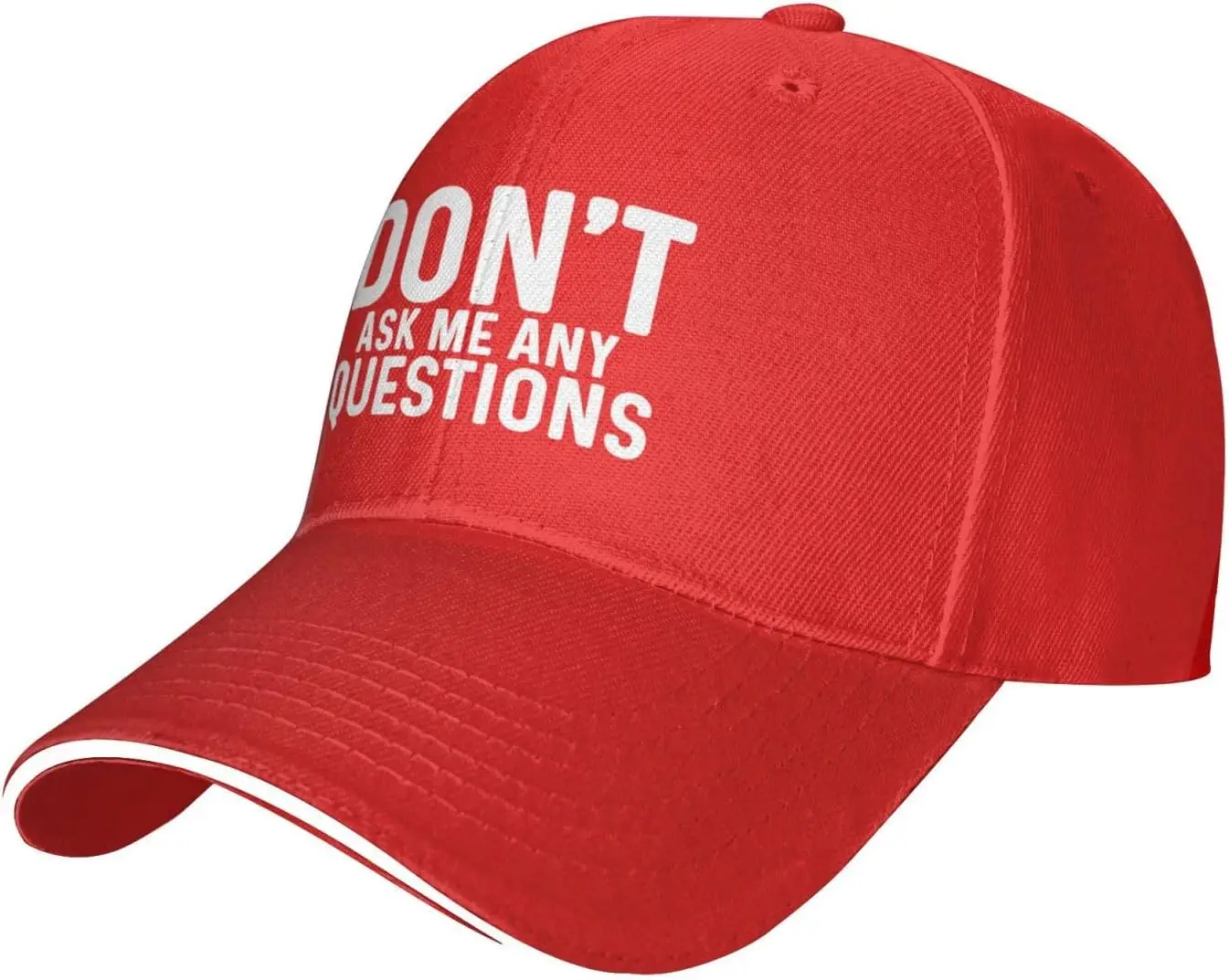 Don't Ask Me Any Questions Hat Men Baseball Caps Adjustable Caps