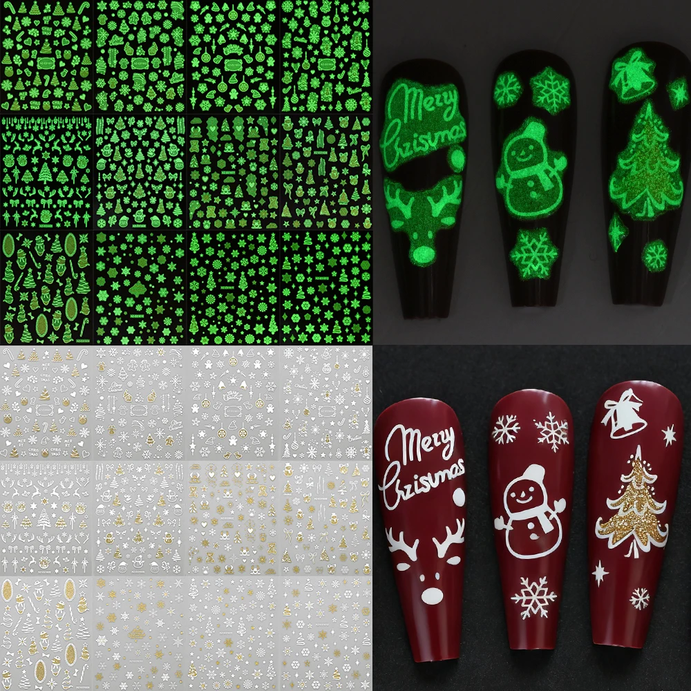 12Pcs 3D Glow In Th… - image