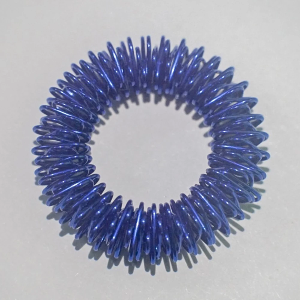 Finger Massager Spring Spiky Sensory Finger Spring Rings Relief Stress And Anxiety Finger Toys Finger Lose Weight
