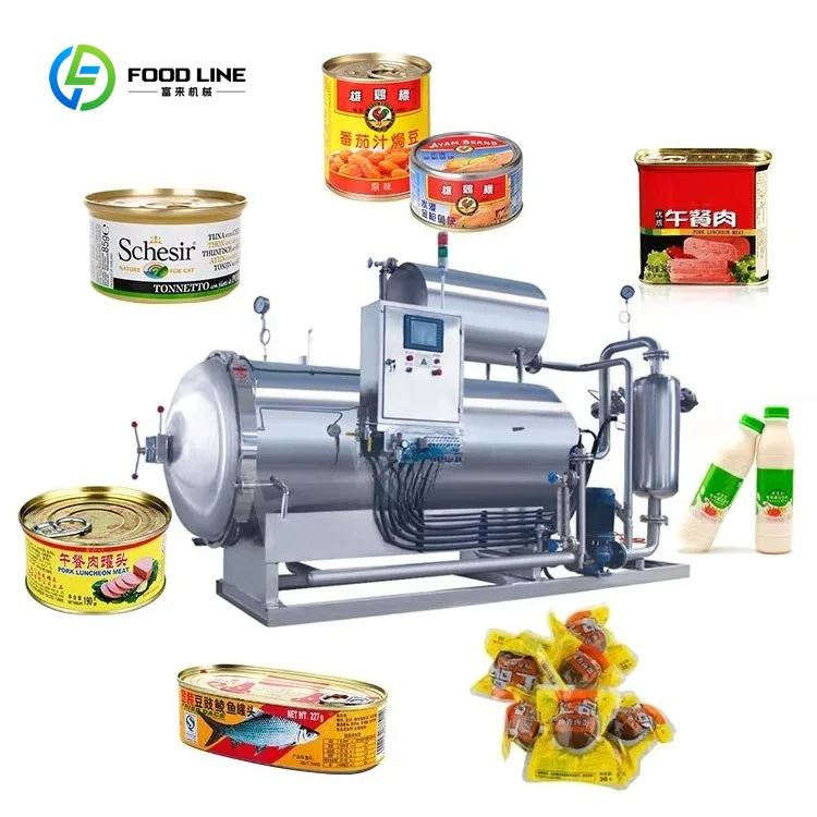 Customized Sterilizer Milk Autoclave High Pressure Vertical Retort Sale Machine Mini Retort Autoclave Sterilizer