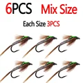 6pcs Mix Size