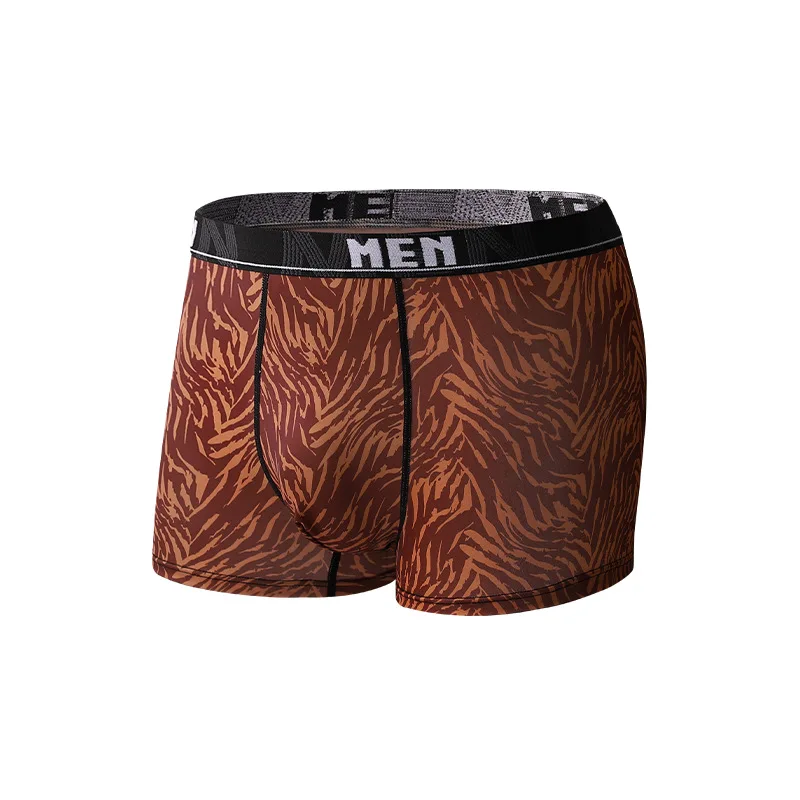 Hot Sexy ice Men boxer shorts men\'s cartoon underwear Male Boxers Homme Comfortable breathable shorts print men underpants