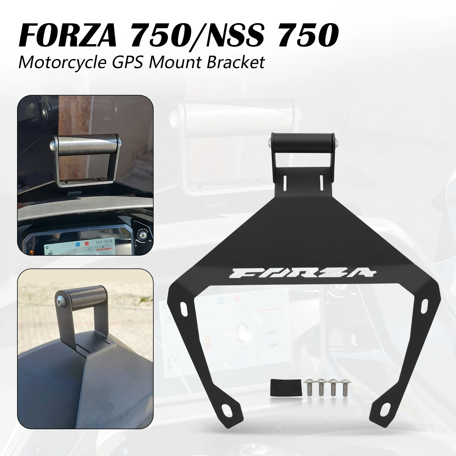 Para Honda FORZA 750 NSS 750 2025 soporte de navegación GPS modificado soporte para teléfono móvil soporte de conducción soporte para teléfono