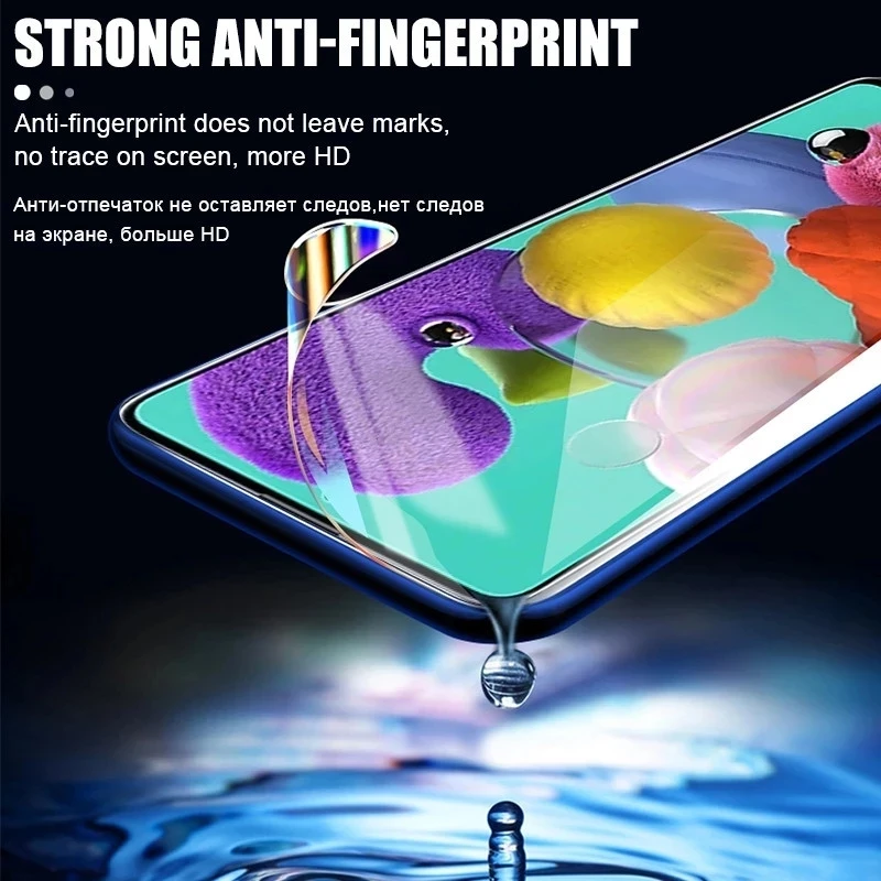 Hydrogel Film for Samsung Galaxy A51 A52 A71 A72 A50 A70 A22 A32 A21S A12 A53 Screen Protector for Samsung S10E M12 M31 A54 M51