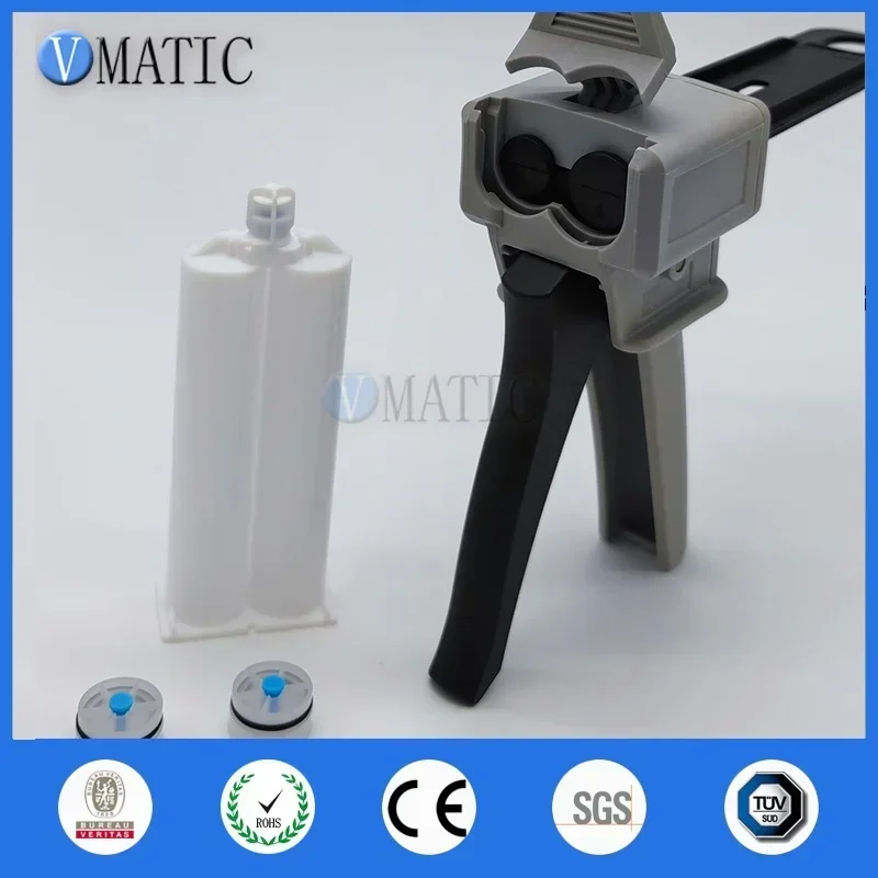 ‌ AB Kleberspender-Set 2:1 und 1:1 |   50 ml Doppelkartuschenpistole mit Mischdüsen Kostenloser Versand ‌