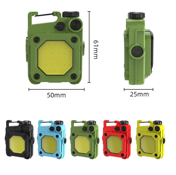 

C5 COB edc Keychain Flashlight USB Rechargeable LED Flash Lantern Portable Torch Mini Work Lights Fishing Camping 6 Modes Lamps