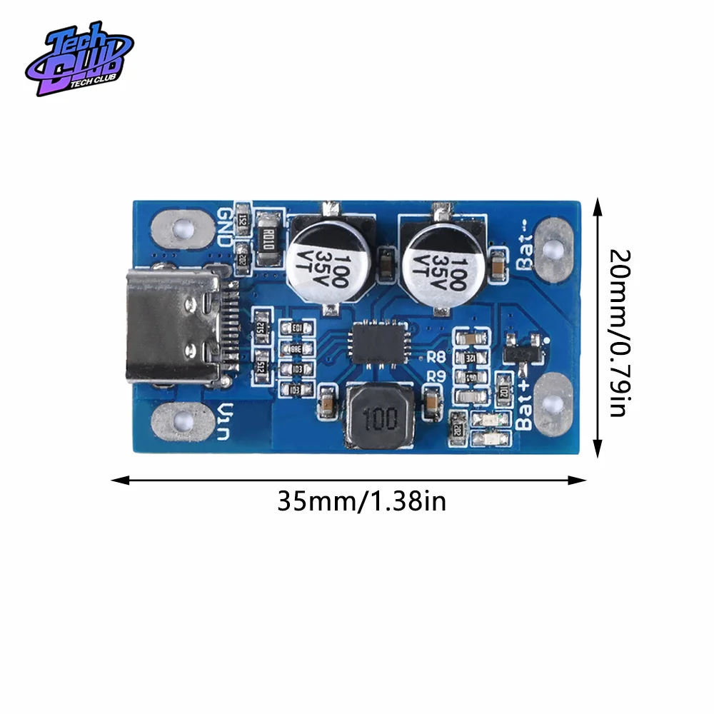 1S 2S 3S 4S moduł Boost ładowania baterii litowej typu C ze zrównoważonym wsparciem szybka wskaźnik naładowania akcesoria do elektronarzędzi