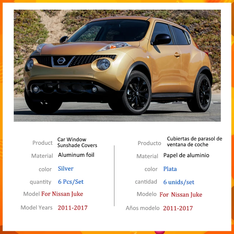 Car Sun Shade for Nissan Juke F15 2011 2012 2013 2014 2015 2016