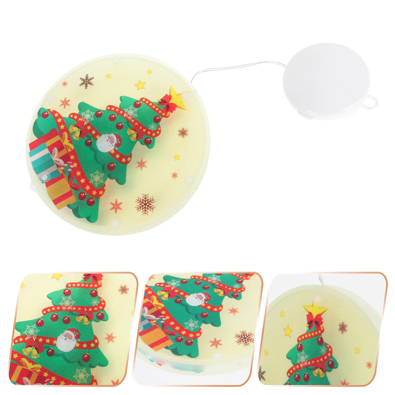 1 pçs led cor luz pingente de alta qualidade janela de natal pendurado decoração para loja escritório hotel bar festa placa de luz de natal