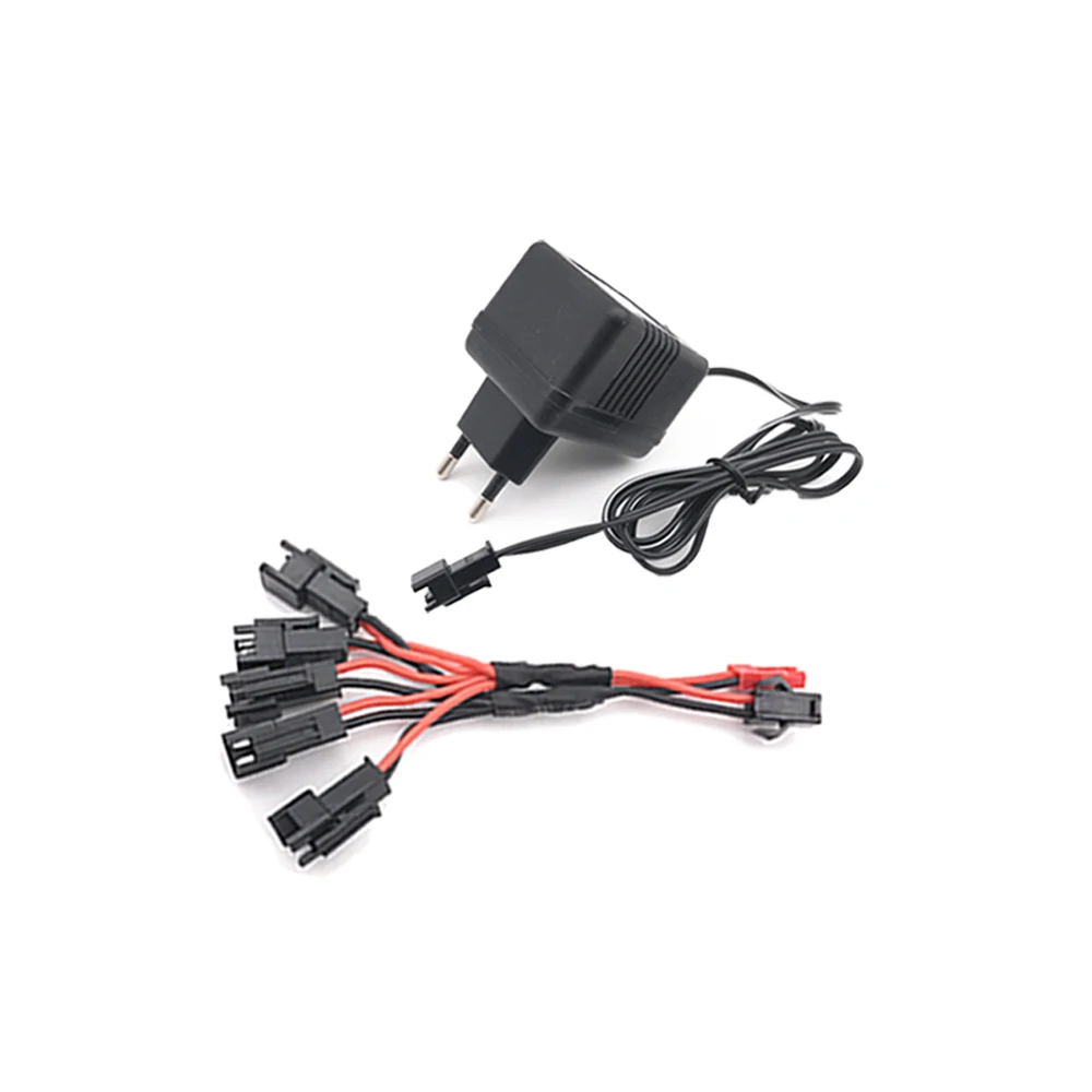 Nicd-bateria 700mah 2.4v/3.6v/4.8v/6v/7.2v, para carros rc, caminhões, tanque, ni-cd substituível, com plug sm