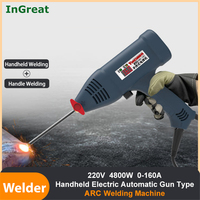 220V 4800W Handheld Electric Arc Welding Machine Portable Automatic Gun Type Digital Intelligent Welder Handheld/ Handle Welding