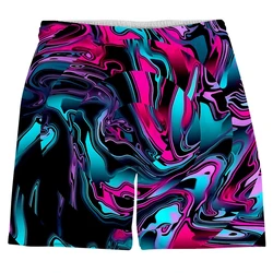 Men's Swimwear Shorts Oil Painting Harajuku 3d Surfing Board Shorts Casual Beach Mens Trunks Masculina Swimsuit Sports Pants 4XL