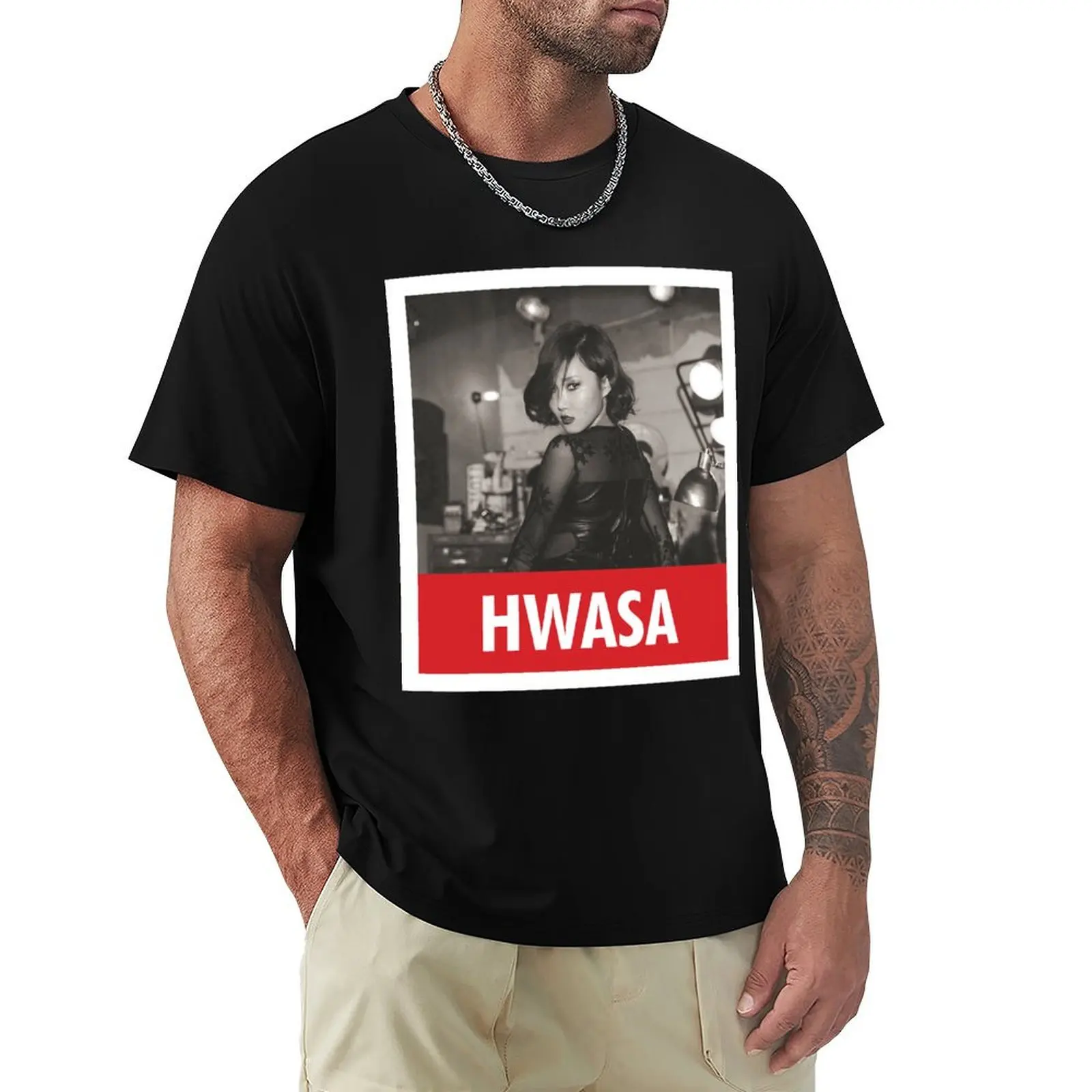 MAMAMOO - Hwasa T-Shirt Fashion Casual Short Sleeve Top