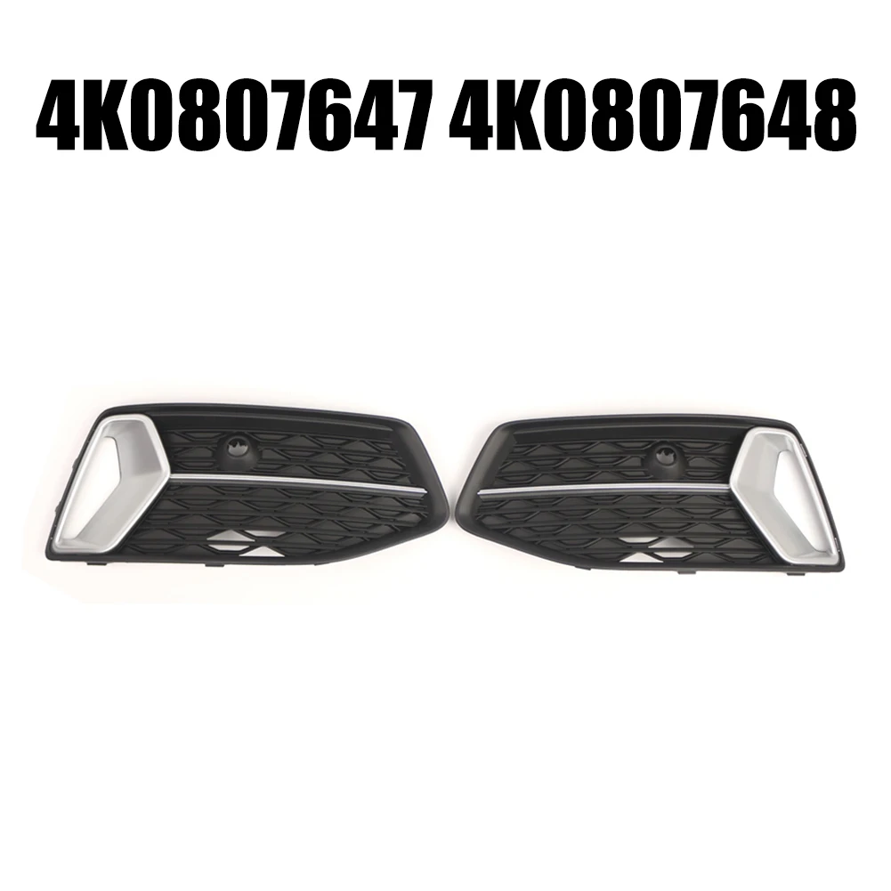 

4K0807647 \4K0807648 Front \Bumper \Fog \Light Cover Grille For AudiA6 For C8 Saden 2019-2023 Car Exterior Parts