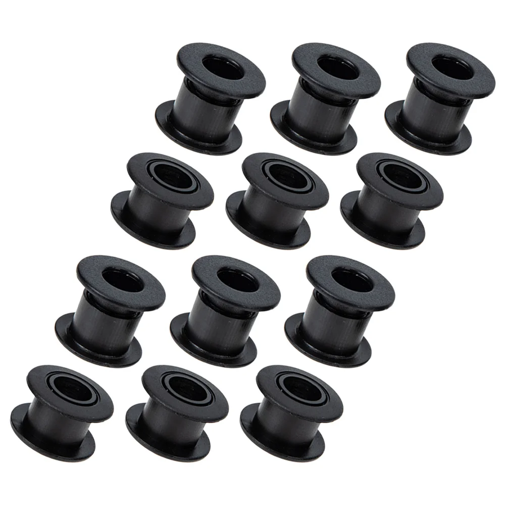 12mm Football Machine Bearings 6 Pcs Foosball Table Parts Replacement Rod Bushing Board Shaft Accessories Safe Plastic