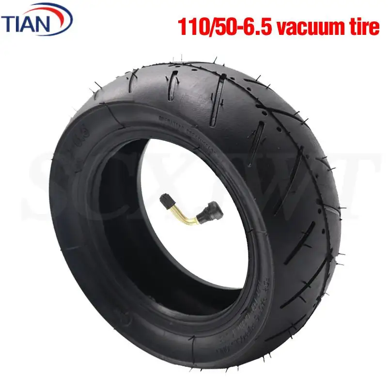 

11-дюймовая вакуумная шина 110/50-6.5, бескамерная, подходит для аксессуаров для скутеров.