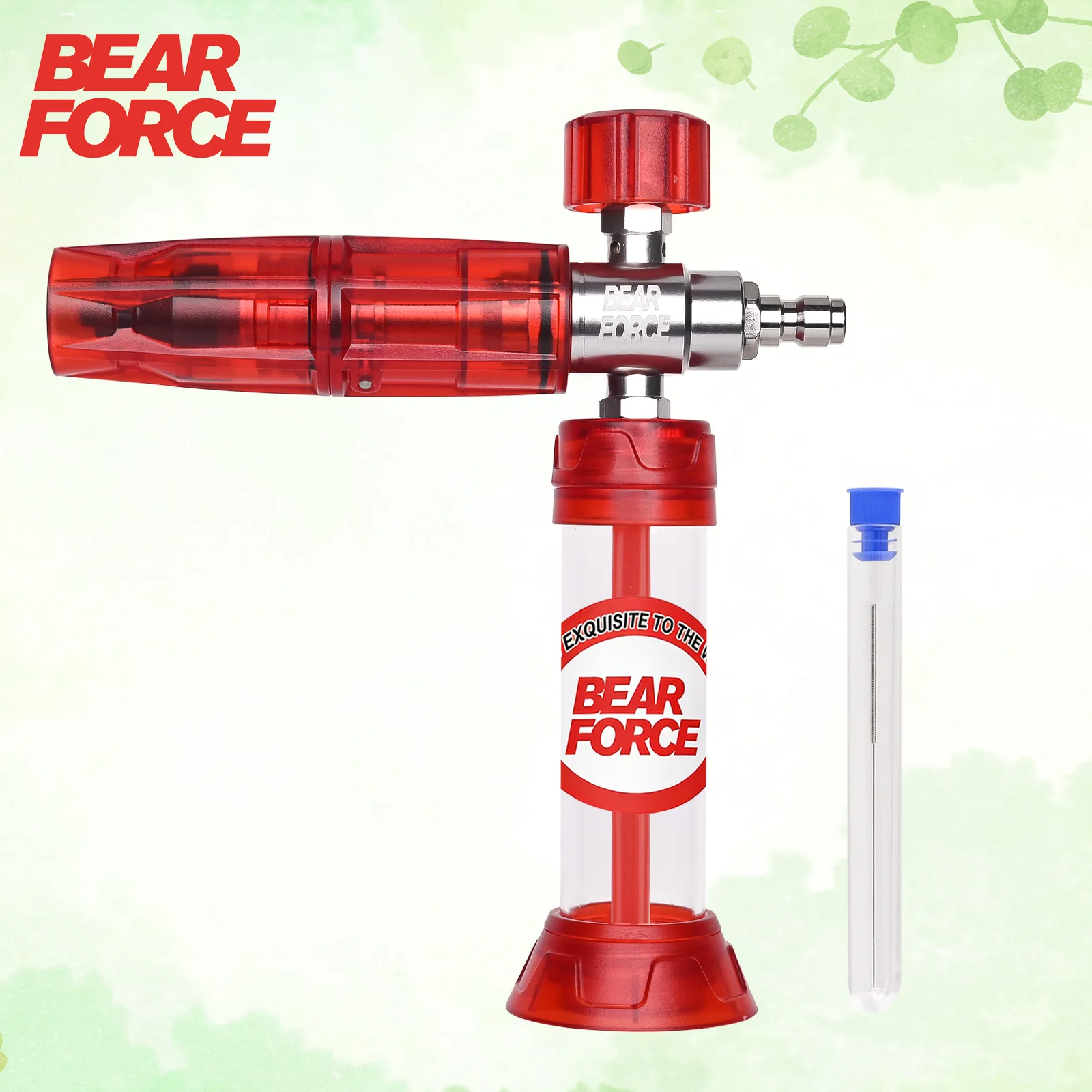BEAR FORCE Upgraded Pressure Mini Foam Cannon Pro with 1/4