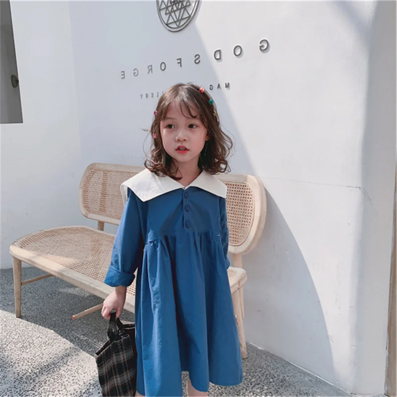 

Girl Dress Kids Skirts Spring Summer Cotton 2022 Simple Flower Girl Dress Party Evening Gown Home Baby Birthday Gift Children Cl