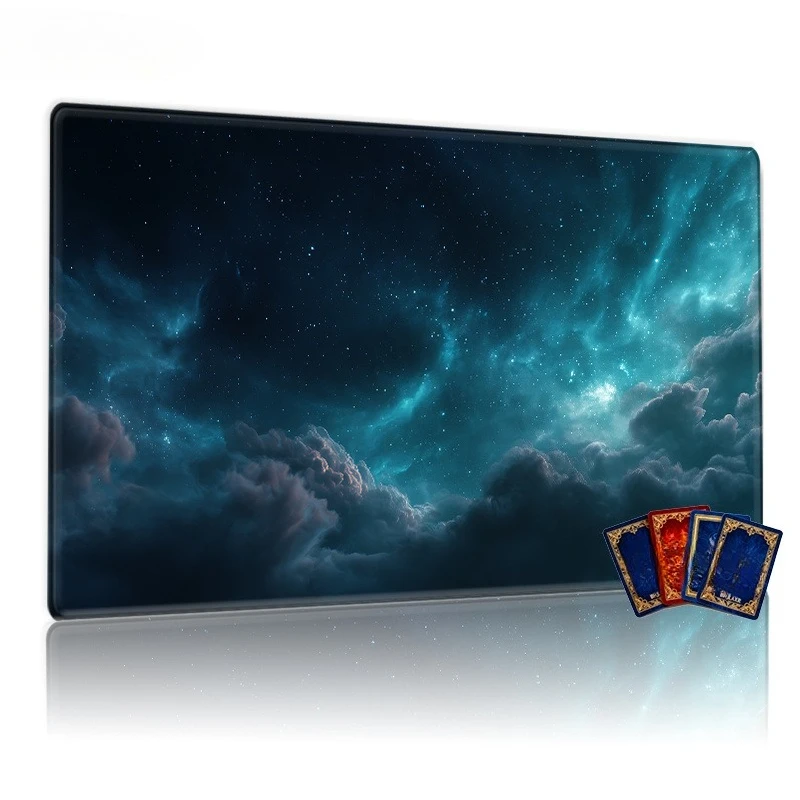 Mysterious Night Sky Game Pad, perfectly suitable for CCG, TCG, RPG games and tabletop decoration. It an ideal gift for friends
