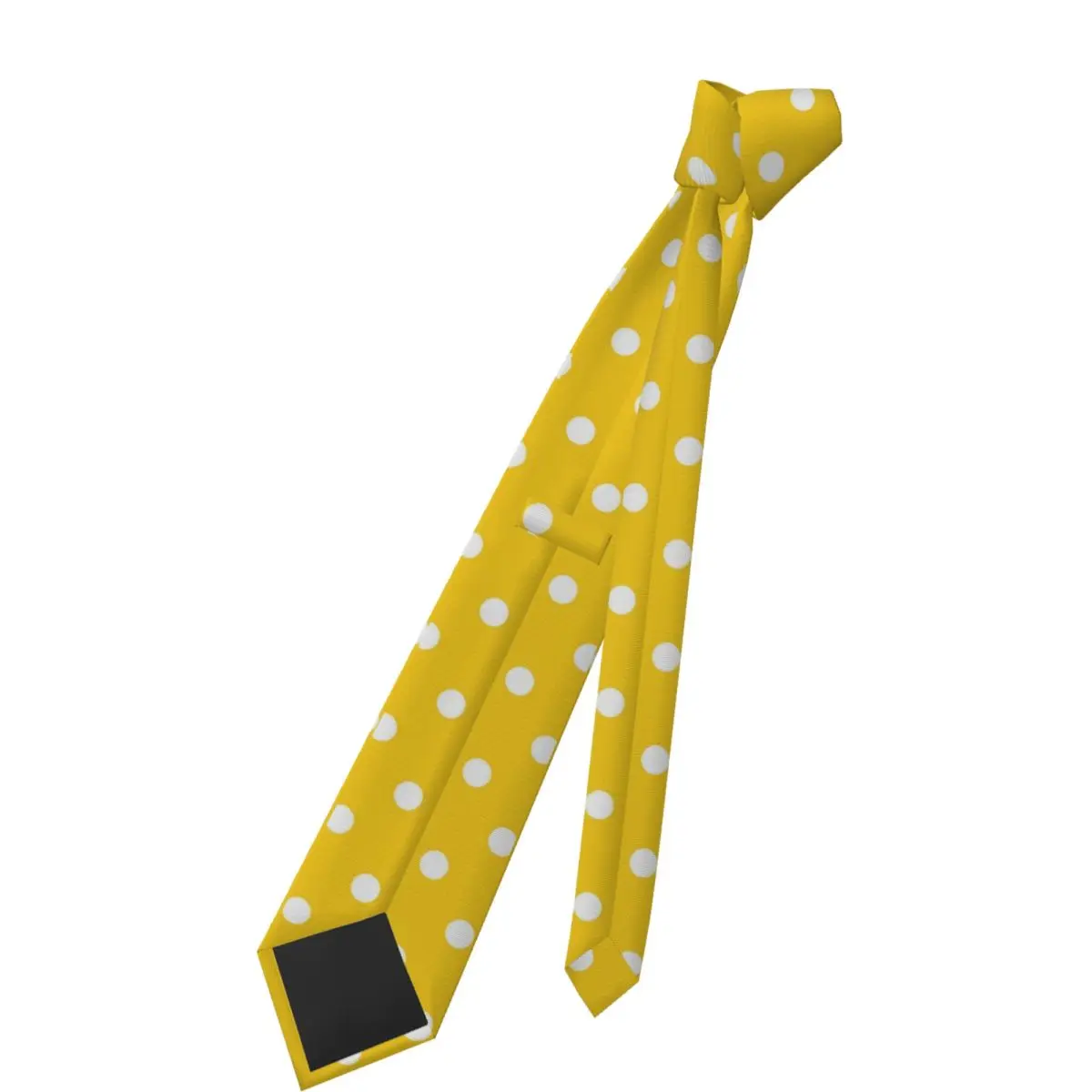 สีเหลือง Polka Dots Tie Retro พิมพ์คอผูก Retro Casual คอ Tie สําหรับผู้ชายกราฟิกคอ Tie เนคไทไอเดียของขวัญ