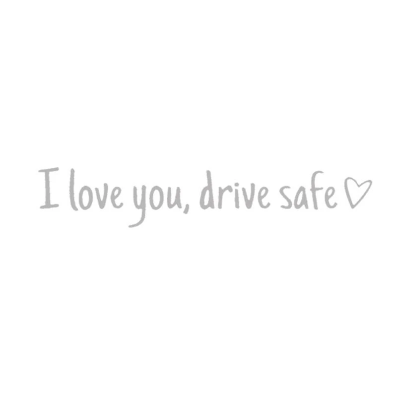 

Забавная наклейка на автомобиль «I Love You Drive Safe», наклейка для девочек и женщин, зеркало заднего вида, лобовое стекло, о