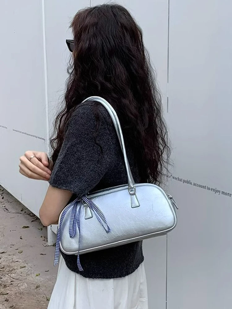 

2025 New Ballet Style Large Capacity Underarm Bag Fashion Stick Bag Versatile Shoulder Bag Casual Women's Daily Commuter Bag