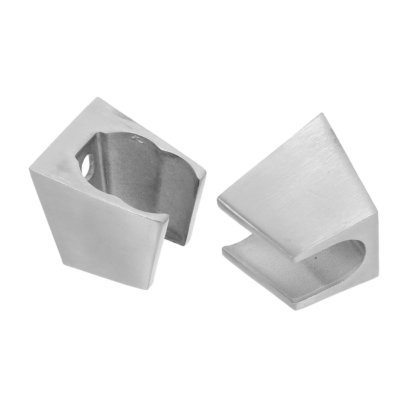 

2pcs Shower Head Holder Stainless Steel Wall Mounted Universal Bracket For Handheld Shower Durable Rustproof Space Saving