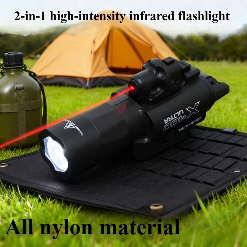 

X400U Infrared Laser Toy Gun Light - Nylon Underbarrel, Fits G17/P1, Compatible with Toys/Competitions/Games, Accessory