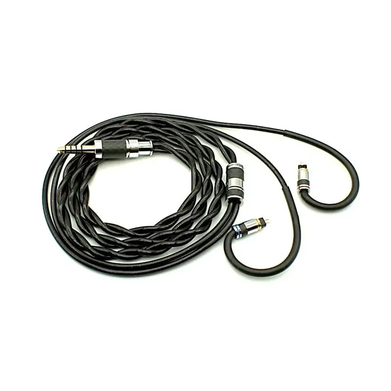 Penon Totem Flagship Gold Silver Copper Palladium Coaxial IEM Cable with 3-in-1 Modular Plugs & 2Pin 0.78mm/MMCX Connector