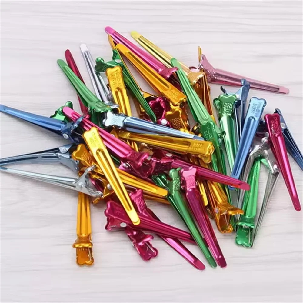 

48Pcs Mini Barber Hairdressing Clips Heat Resistant Metal Diy Color Hairpins Pro Salon Haircut Household Styling Hair Clips Tool