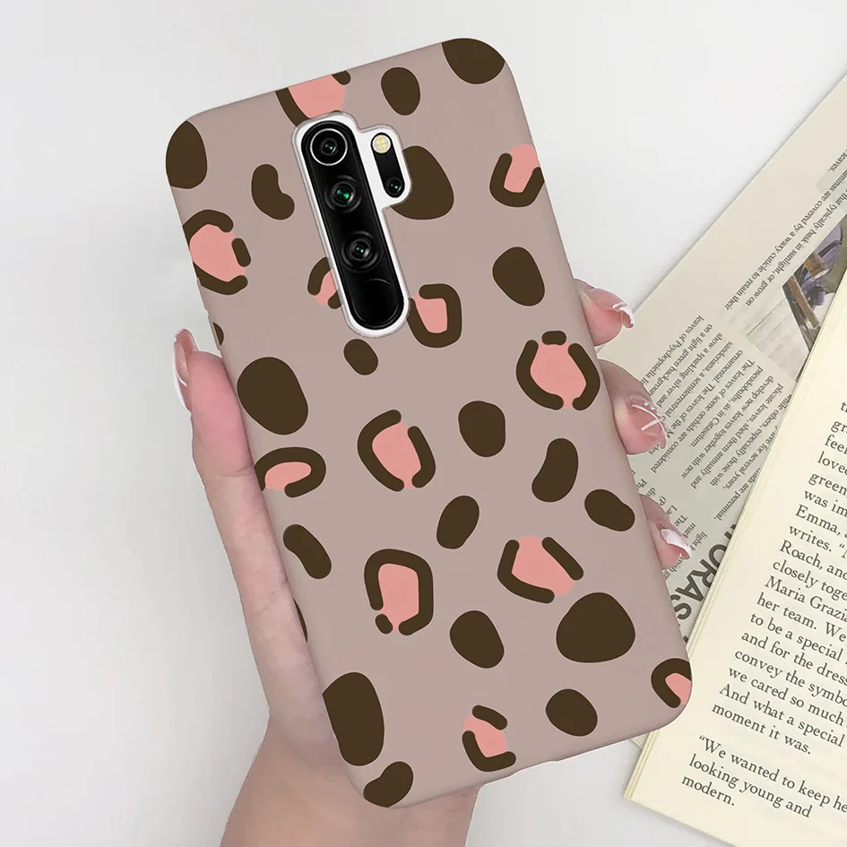 Case For Xiaomi Redmi Note8 Pro Matte Fashion Dinosaur Bear Pilot Flower Cactus Cover Coque For Redmi note 8 pro 8pro Funda Capa