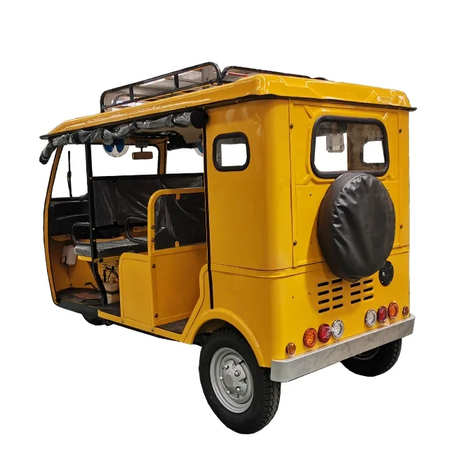 TVS bajaj tuktuk Gasoline Three Wheel Motorcycle Taxi For Africacustom