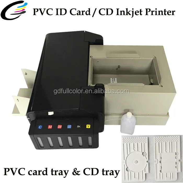 FCOLOR Professional Card Printer for PVC Business ID Card DVD Inkjet Printing