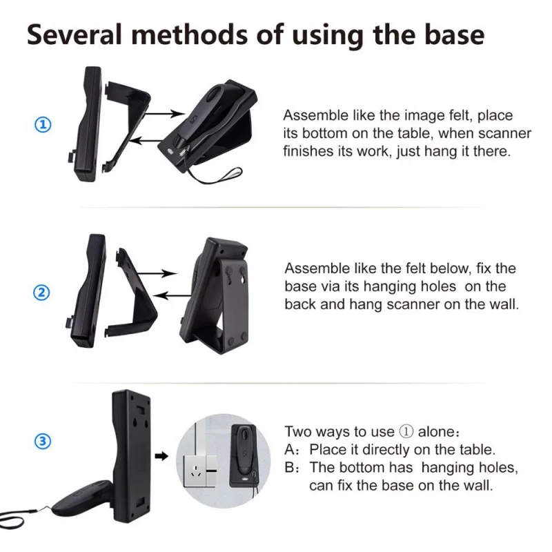 android handheld barcode scanner wall mounted barcode scanner decode 2d qr code, PDF, Matrix bcode reader