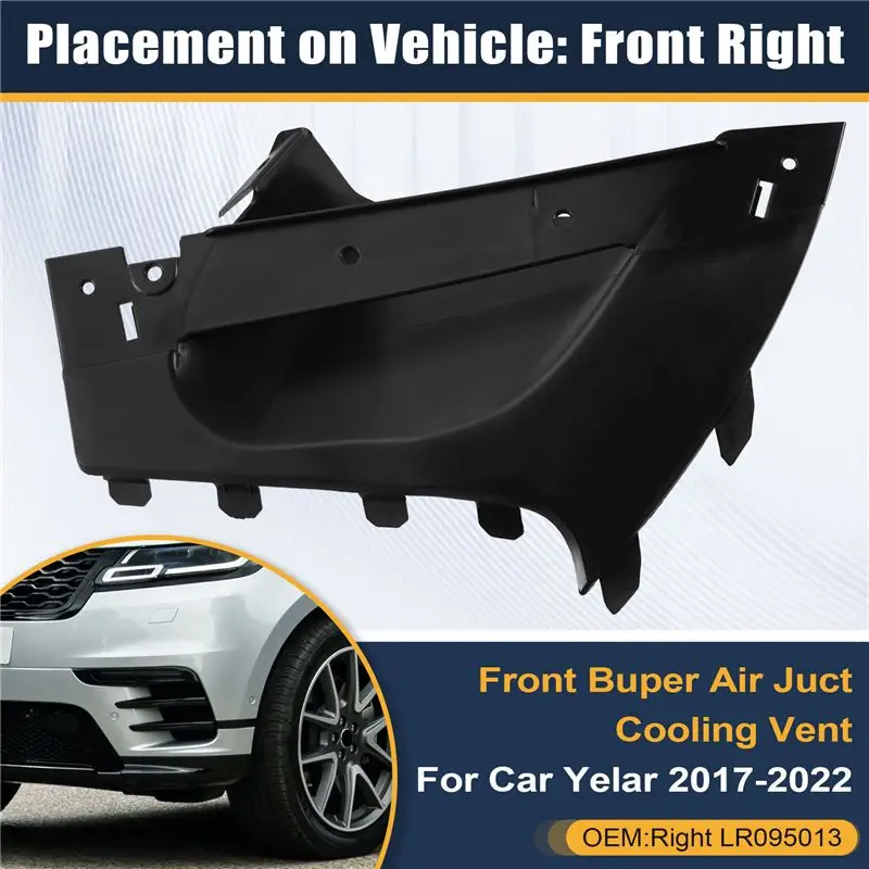 AEA7-Car Front Bumper Air Duct Cooling Vent For Land Rover Range Rover Velar 2017-2022