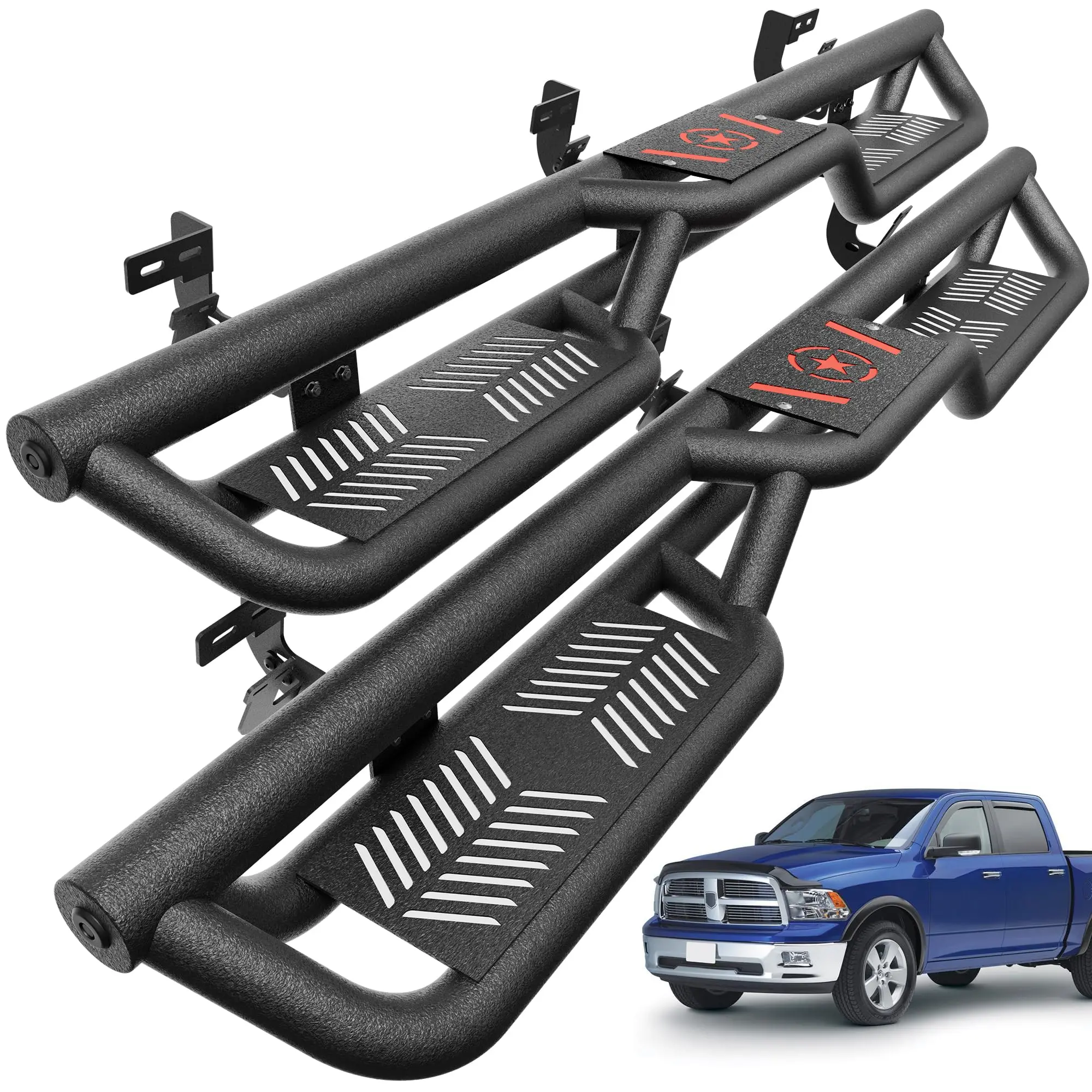 Running Boards Side Steps for Dodge Ram 1500 2500 3500 Crew Cab