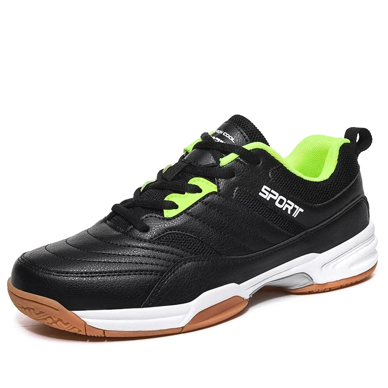 Chaussures de tennis de table professionnelles pour hommes, baskets athlétiques noires et blanches, baskets coordonnantes, sport de qualité, homme,