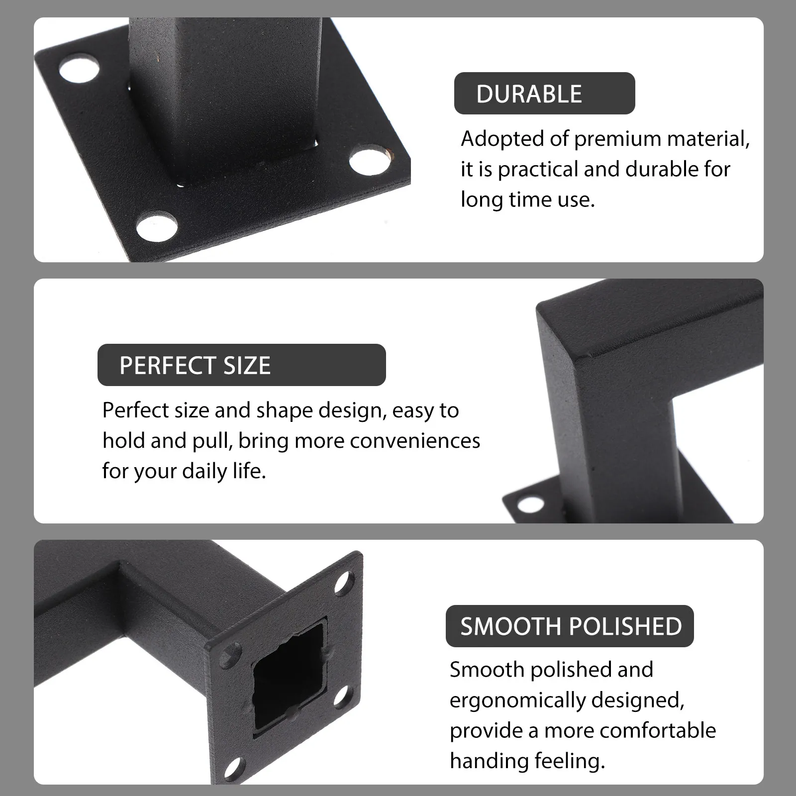 

Комплект винтажных ручек для амбарных дверей, универсальные рукоятки в деревенском стиле для тяжелых деревянных и металлических дверей, шкафов, ворот, гаражных раздвижных дверей
