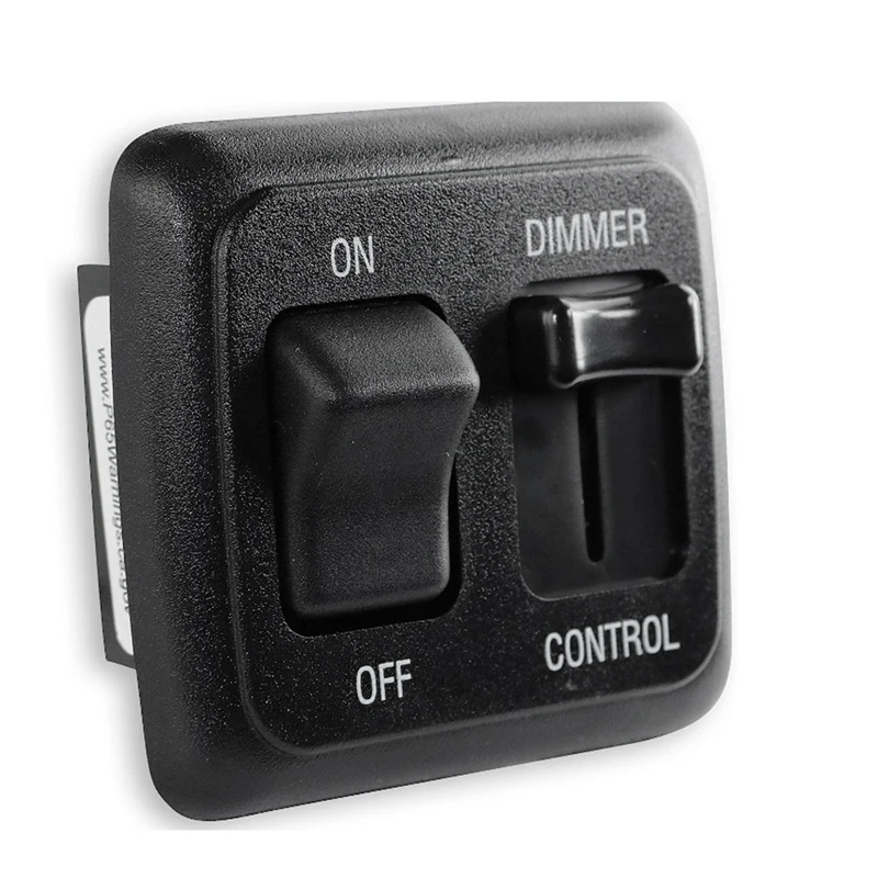 12 Volt DC Dimmer Switch Accessories For LED, Halogen, Incandescent - RV, Auto, Truck, Marine, And Strip Lighting