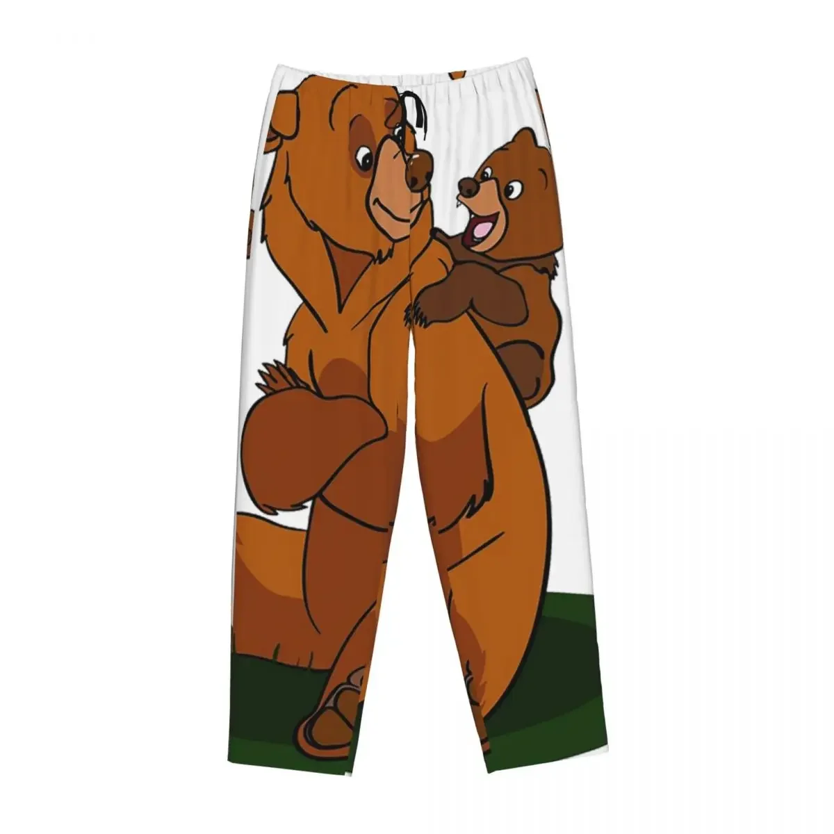 

Custom Brother Bear Women Pajama Pants Lounge Sleep Sleepwear Bottoms with Pockets
