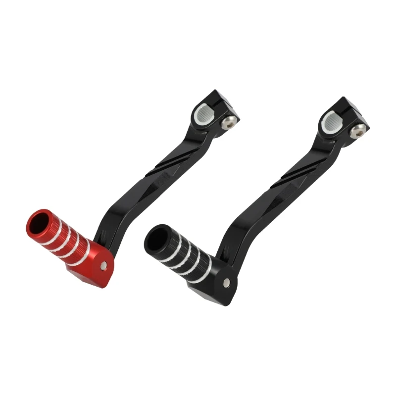 U2JA Repair Service Motorcycle Gear Shifter Lever with Hinged Toe Peg for CRF250F 2019-2025, Aluminum Construction and Daily Use