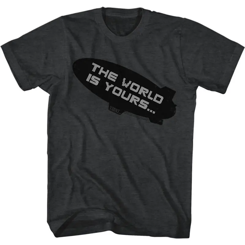 Scarface Movie The World Is Yours Blimp Men's T Shirt Al Pacino Cuban Mafia