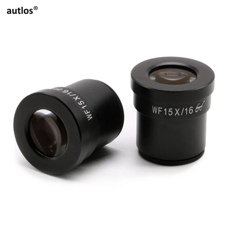 WF15X 16MM Mounting Size 30mm Wide Field of View High Eye-point Microscope Eyepiece for Stereo Microscopes